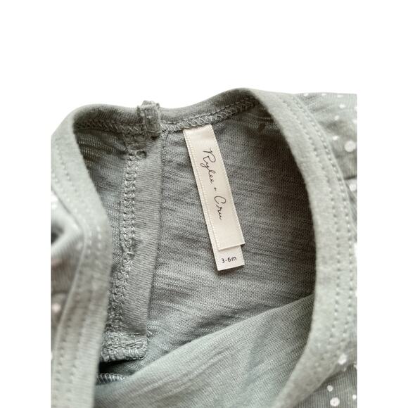 Rylee + Cru Dusty Blue Snow Finn Dress Size 3-6m - Picture 5 of 5